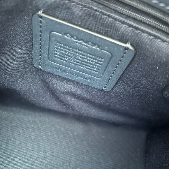 Coach Dempsey Tote 22 Signature Jacquard Denim Cream C2822 - Picture 5 of 8